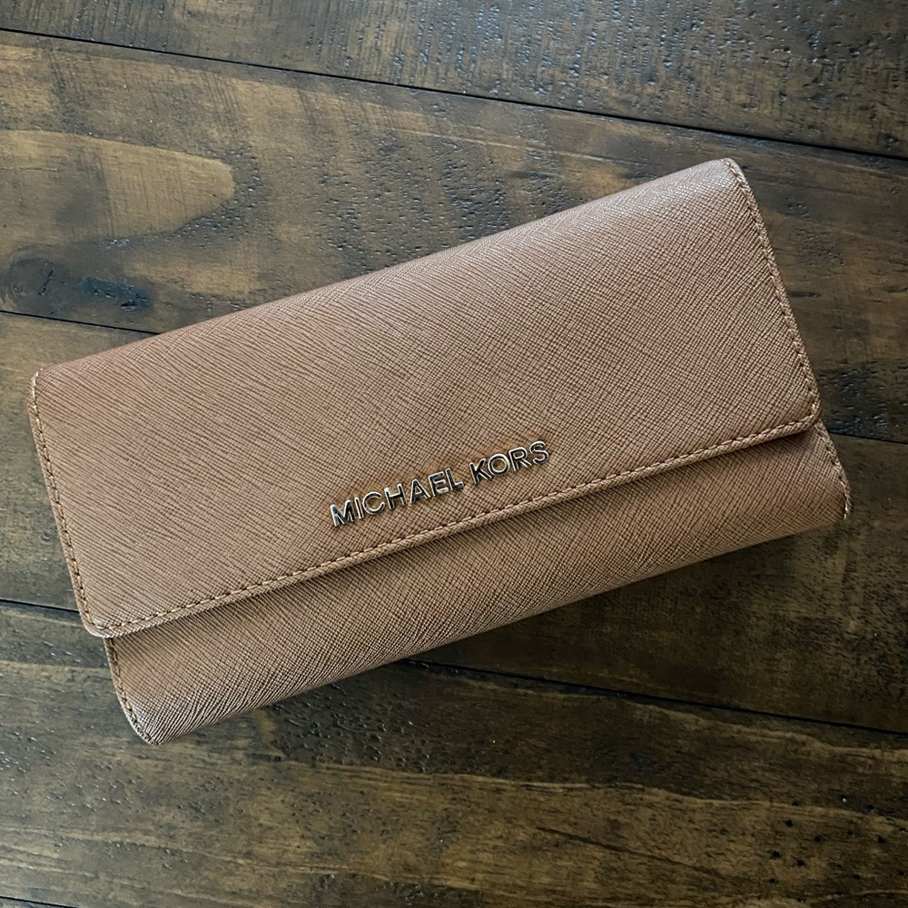 Michael Kors Tan large Wallet
